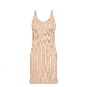 New Spell Saskia Knit Mini Dress Honey